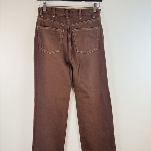 Reformation Brown Straight Leg Jeans - Picture 2 of 16
